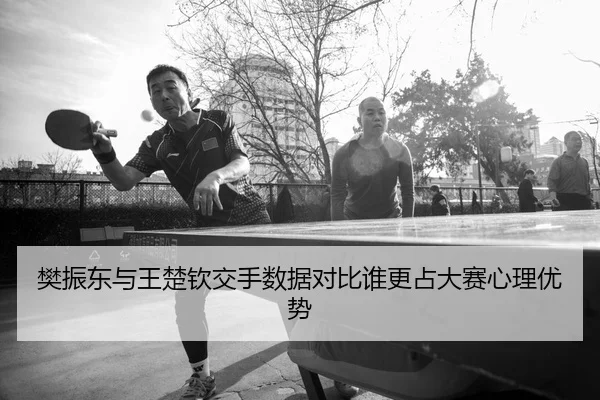 樊振东与王楚钦交手数据对比谁更占大赛心理优势